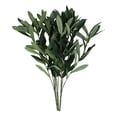 thumbnail image 1 of 3 piezas de plantas artificiales de imitación de vegetación, hojas de olivo de plástico., 1 of 6