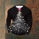 thumbnail image 4 of Amzcrzy Sudadera Para Hombre Con Estampado Navideño, Manga Larga, Cuello Redondo, Color Negro, Talla L, 4 of 4