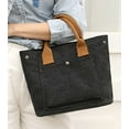 thumbnail image 4 of CoCopeaunt Women Trendy Large Tote Hobo Handbag Vintage Canvas Top Handle Bag Satchel, 4 of 5
