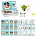 thumbnail image 1 of Magnetic Expression Puzzle Set, Creative Magnetic Face Matching Game for Family Interaction, Home Entertainment and Gift Decoration, 1 of 6