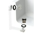thumbnail image 3 of Westbrass 1-1/2" Tip-Toe Bathtub Drain Plumber's Pack with Two-Hole Elbow and PVC Fittings, Polished Nickel, 3 of 14