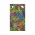 thumbnail image 1 of Colorful Hanging Pocket Organizer, Psychedelic Inspired Heart Youth Valentines Romance Love Doodle Happiness, Printed Polyester Storage Bag with Pockets, 9" x 16", Multicolor, 1 of 2