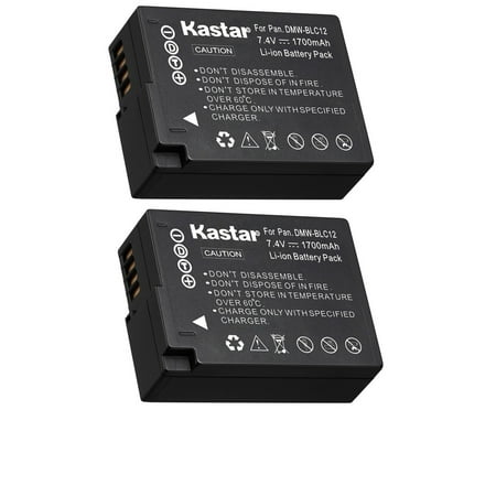 Image of Kastar 2-Pack BP-DC12 Battery Replacement for Leica BP-DC12 Battery Leica BC-DC12 Charger Leica V-Lux 4 Leica V-Lux 5 Leica Q (Typ 116) Leica Q-P Digital Camera