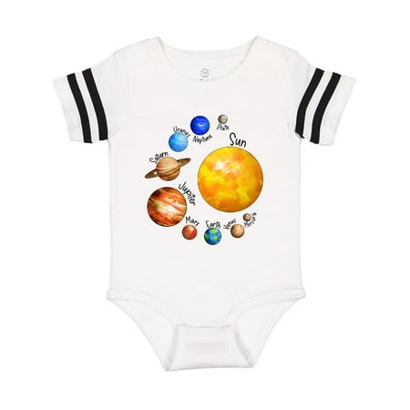 

Inktastic Sun and Planets- Yes and Pluto Gift Baby Boy or Baby Girl Bodysuit