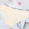 thumbnail image 4 of Conjunto breve de bragas de lencería cómoda y transpirable de ropa interior de algodón suave para niñas adolescentes, 4 of 5