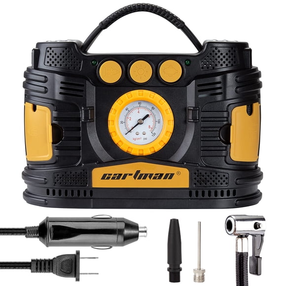 Bomba de compresor de aire Cartman portátil 12 V DC 110 V AC 120 PSI