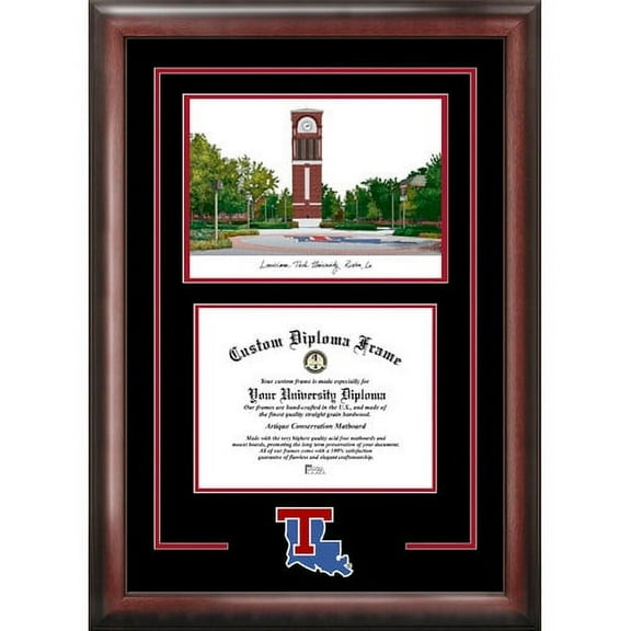 Louisiana Tech Bulldogs 8.5" x 11" Spirit Graduate Diploma Frame