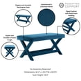 thumbnail image 4 of Manhattan Comfort Abigail Double Ottoman Bench with Solid Wood Frame in Blue, 4 of 9