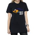 thumbnail image 3 of Looney Tunes Womens Beep Beep Road Runner Cotton Boyfriend T-Shirt, 3 of 5