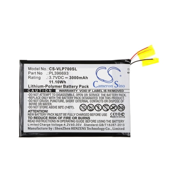 3000mAh Visual Land PL396693 Battery for ME-7G-8GB Prestige 7G 7"