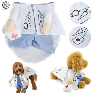Large dog doctor costume cheap