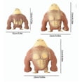 thumbnail image 4 of Best Gorillas Stretchy Spongy Squishy Monkey Gorilla Stress Relief Toy Vent Doll Best Brown, 4 of 4