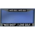 thumbnail image 1 of Je Déteste la Photo de Golf License Cadre de Plaque Bouchons à Vis Libres avec Ce Cadre, 1 of 1