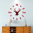 thumbnail image 1 of Mini reloj de pared para el hogar, pegatinas de espejo acrílico 3D DIY para decoración del hogar, aguja de cuarzo para sala de estar, reloj colgante autoadhesivo Tan Jianjun unisex, 1 of 2