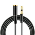 thumbnail image 2 of 3.5mm Male to Female Audio Cable Speaker Computer AUX Extension Wire, 2 of 8