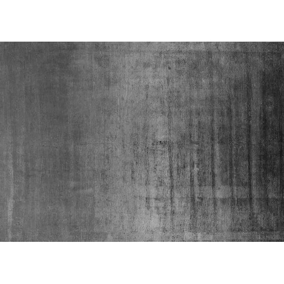Ahgly Company Indoor Rectangle Oriental Gray Industrial Area Rugs, 7' x 9'