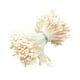 thumbnail image 1 of 380-450 pistilos de flores artificiales de doble cabeza para ramos de boda crema, 1 of 9