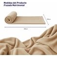 thumbnail image 5 of Cobija Matrimonial Bluelander de Franela 100% Poliéster Ultrasuave, Beige, 5 of 5