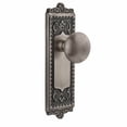 thumbnail image 2 of Grandeur 813658 Windsor Solid Brass Rose Passage Door Knob Set - Nickel, 2 of 7