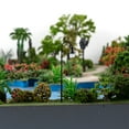 thumbnail image 2 of mmirethe Model Railway Lamp Outdoor Scale Streetlight Simple Building Props Accessories Single-Head LED Park Light Home Landscape Black（White Light）, 2 of 9