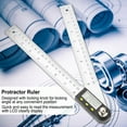 thumbnail image 4 of Goniometer Ruler, 0-200mm Digital Angle Finder, Digital Angle Finder Miter For Locking Angle At Any Convenient Position Woodworking Drawing Architectural Design, 4 of 8