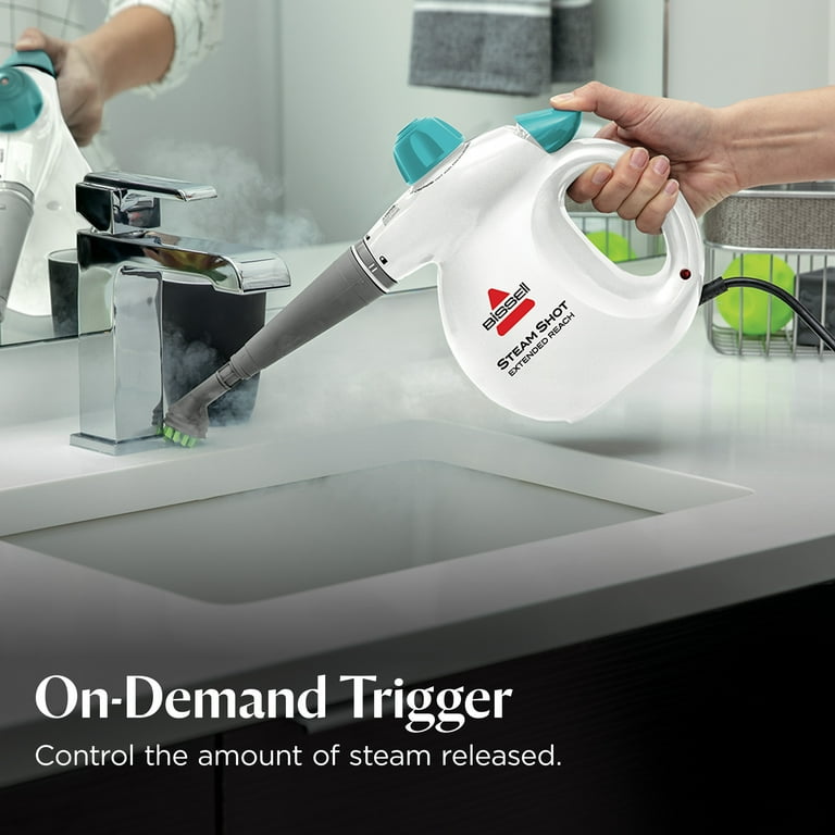 BISSELL Steam Shot Extended Reach Steam Cleaner and Sanitizer
