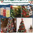 thumbnail image 5 of 36 piezas Boules de Noël Décorations d'arbre de Noël Boules de Noël en Plastique 6 estilos Adornos Suspensión Boules Décoratives Scintillantes pour Noël, Mariages, Festivals,, 5 of 5