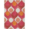 thumbnail image 2 of Addison Rugs Chantille Indoor/Outdoor Transitional Mid-century Modern Pink Washable Rectangle Rug, 5' x 7'6", 2 of 6