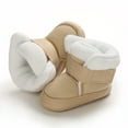 thumbnail image 5 of Otqutp Baby Boots 0-1 Years Old Baby Boys Girls Cotton Shoes Warm Baby Shoes Plus Velvet Boots Soft Sole Baby Shoes Toddler Shoes, 5 of 9