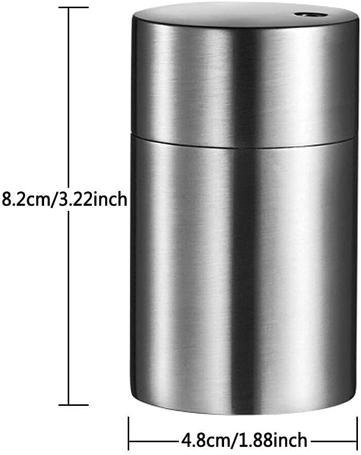 ABPETE Toothpick Holder Dispenser SUS304 Stainless Steel Thickening Tooth Picks Container for Teeth and Appetizer (No Toothpicks)