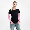thumbnail image 6 of Bingfone Farmers Gardening Sleeves Sun Protection Arm Cooling Sleeves For Women Men With Thumb Hole - Breast Cancer Awareness (3), 6 of 8