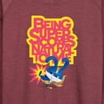 thumbnail image 3 of The Secret Life of Pets - Super Comes Natural - Women's Lightweight French Terry Long Sleeve Shirt, 3 of 5