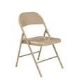 thumbnail image 3 of (4 Pack) Commercialine® 900 Series All-Steel Folding Chair, Beige, 3 of 8