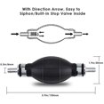thumbnail image 4 of Bombilla de cebado manual para coche, gasolina, combustible, agua, bomba de transferencia de aceite con 2 mangueras, 4 of 4