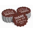 thumbnail image 2 of Inkdotpot Silver Foil Paper Hang Tags Thank You For Celebrating With Us Bridal Shower-Baby Shower-Retirement-Wedding-Birthday Favor Tags 100 Piece, 2 of 7