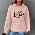 thumbnail image 1 of Qiopertar Chandail en Molleton à Manches Longues Col Rond Imprimé pour Femmes, Ample, Pull, Blouse en Solde, Livraison Gratuite à Moins de 5$, jusqu'à 90 % de Réduction, 1 of 4