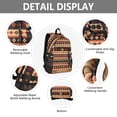 thumbnail image 4 of JIALIOU 14" Laptop Backpack Waterproof Airline Approved Stylish Casual Daypack for Travel Business College Work, Geometric Bohemia Africa, 4 of 8