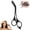 Black, variant on Wrongduck Eyebrow Trimmer Scissors with Comb 2026 Upgrade, Stainless Steel Precision Brow Cutter, Multipurpose Grooming Tool for Eyebrows Facial Hair Makeup Kit