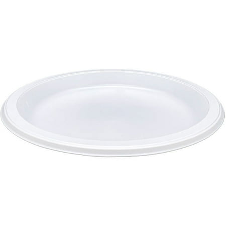 Genuine Joe 10-1/4" Large Plastic Plates, 125 pack, GJO10323