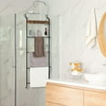 thumbnail image 3 of Over The Door Towel Rack Door Rack Hanger Organizer Bathroom Door Rack for Towels (), 3 of 7