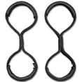 thumbnail image 3 of Figure 8 Neoprene-Padded Lifting Straps (Pair) - Black, 3 of 4