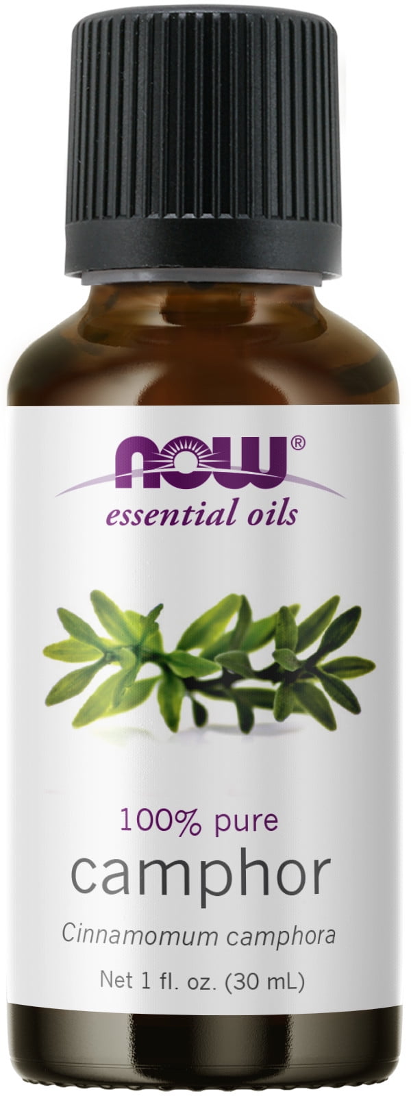 NOW Essential Oils, Camphor Oil, Camphorous Aromatherapy Scent, 1 Fl Oz