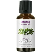 NOW Essential Oils, Camphor Oil, Camphorous Aromatherapy Scent, 100% Pure and Purity Tested, Vegan, Child Resistant Cap