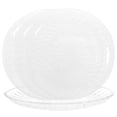 thumbnail image 3 of OULII 4Pcs Clear Charger Plates Acrylic Snack Serving Tray for Kitchen and Party Use Transparent, 3 of 8
