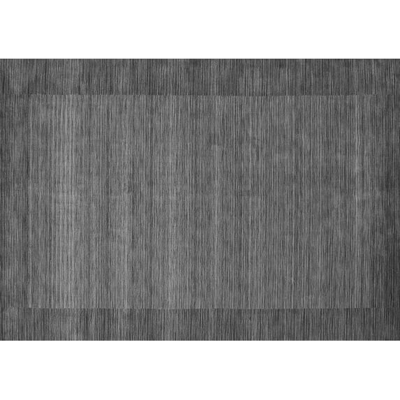 Ahgly Company Indoor Rectangle Abstract Gray Contemporary Area Rugs, 8' x 10'