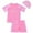 Pink, variant on YunPes Children's Swimming Swimsuit Summer Swimsuit Short Sleeved Split Swimsuit Swimming Cap Three Piece Set Boy Swim Suit Size 14
