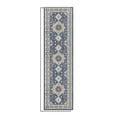 thumbnail image 3 of GENIMO 2'x6' Runner Rug, Machine Washable Non Slip Low Pile Hallway Runner Rug for Kitchen Laundry Room, Persian Diamond, AZURE, 3 of 5