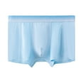 thumbnail image 2 of Gapacks Men's 100% Cotton Boxer Briefs - XL, Blue, Comfortable Breathable, Everyday Durable Underwear for Men, 2 of 5
