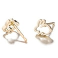 thumbnail image 4 of Flmtop Sweet Hollow Rabbit Ear Studs Bunny Earrings Women Party Jewelry Easter Gift, 4 of 6