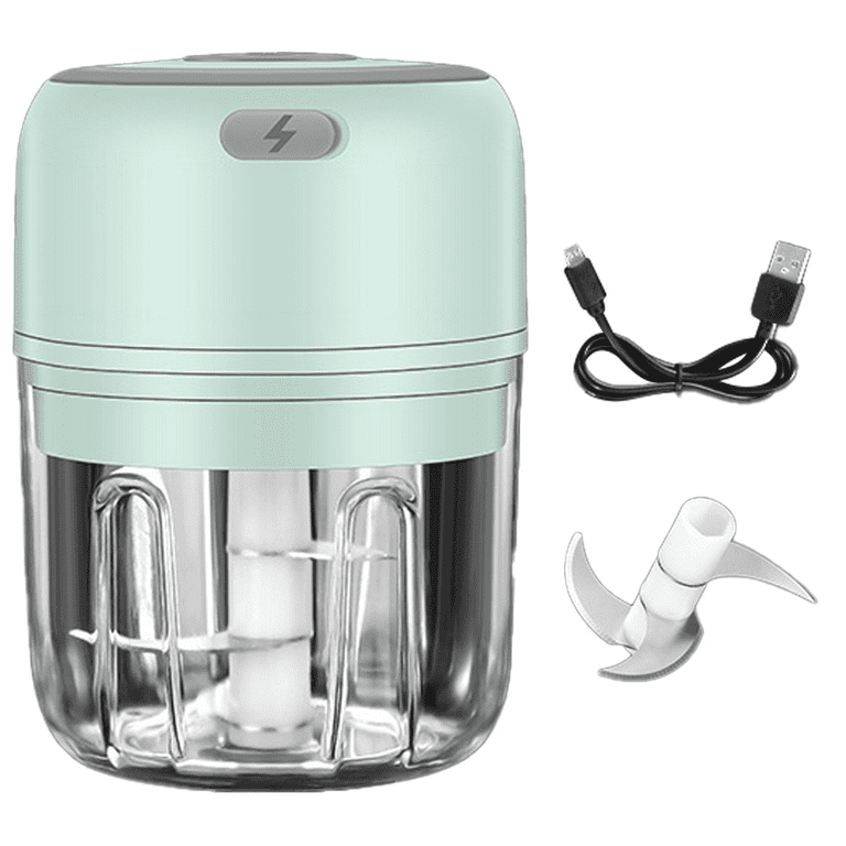 Electric Mini Garlic Chopper, 304 Stainless Steel Contact Food Grade  Material, Usb Rechargeable Portable Electric Food Chopper,wireless Small  Food Processor For Chopping Garlic, Ginger, Chili, Minced Meat, Onion, Etc  Kitchen Tools 